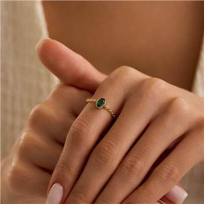 14 Ayar Minimal Yüzük