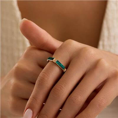 14 Ayar Minimal Yüzük