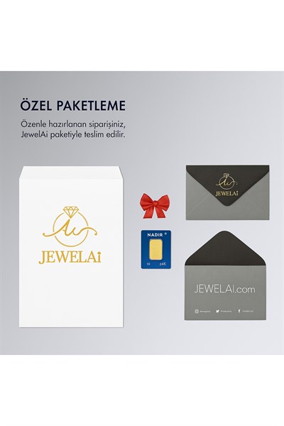 NadirGold 1 Gram Külçe Altın (3 adet) 995 Saflık Sertifikalı – Dikdörtgen
