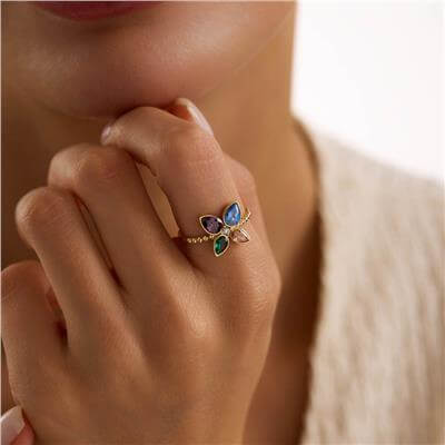 14 Ayar Minimal Yüzük