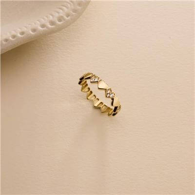 14 Ayar Minimal Yüzük