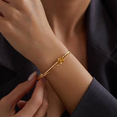 22 Ayar Düğüm Bilezik