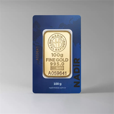 Nadir Gold 24 Ayar 100 Gram Külçe Altın