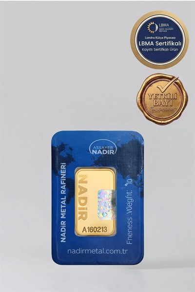 24 Ayar 1 Gram Külçe Altın