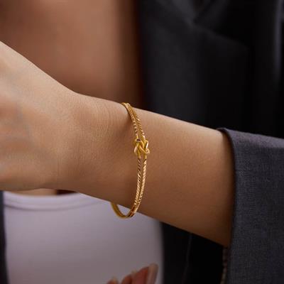 22 Ayar Düğüm Bilezik