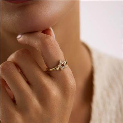 14 Ayar Minimal Yüzük