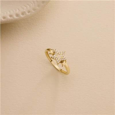 14 Ayar Minimal Yüzük