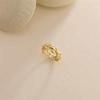 14 Ayar Tasarım Altın Yüzük