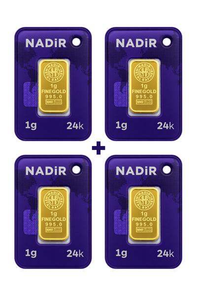 Nadir Gold 24 Ayar 4 Gram Külçe Altın