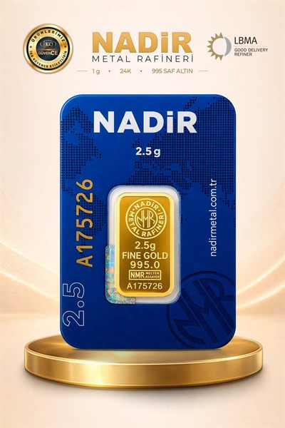 24 Ayar 2,5 Gram Külçe Altın