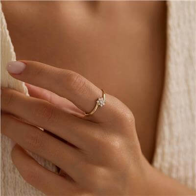 14 Ayar Minimal Yüzük