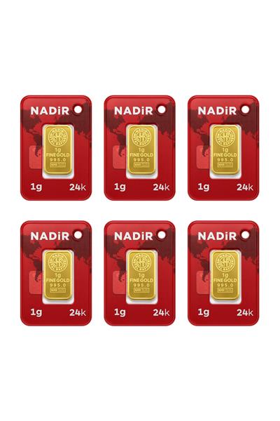 Nadir Gold 24 Ayar 6 Gram Külçe Altın