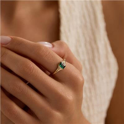 14 Ayar Minimal Yüzük