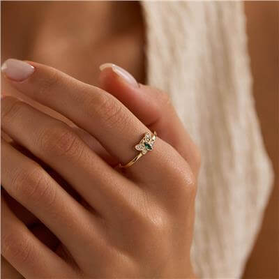 14 Ayar Minimal Yüzük