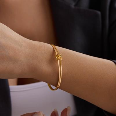 22 Ayar Düğüm Bilezik