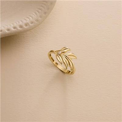 14 Ayar Minimal Yüzük