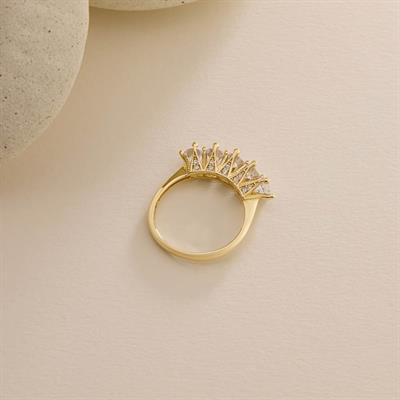 14 Ayar Altın Beştaş Yüzük