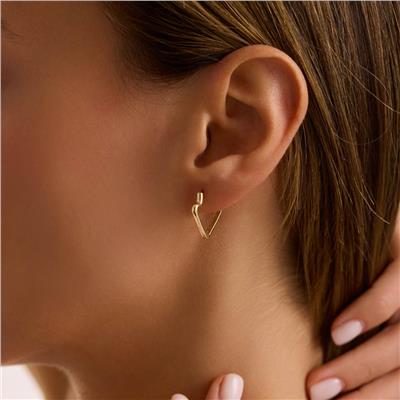 14 Ayar Tasarım Küpe