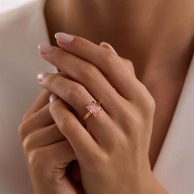 14 Ayar Renkli Taşlı Altın Yüzük