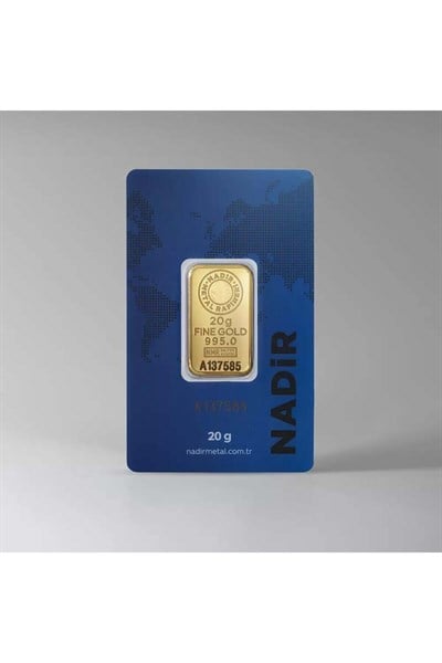 24 Ayar 20 Gram Külçe Altın