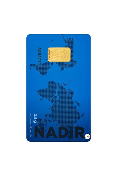 2.5 gr 24 Ayar Nadirgold gram Altın