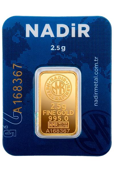 Nadir Gold 24 Ayar 2,5 Gram Külçe Altın