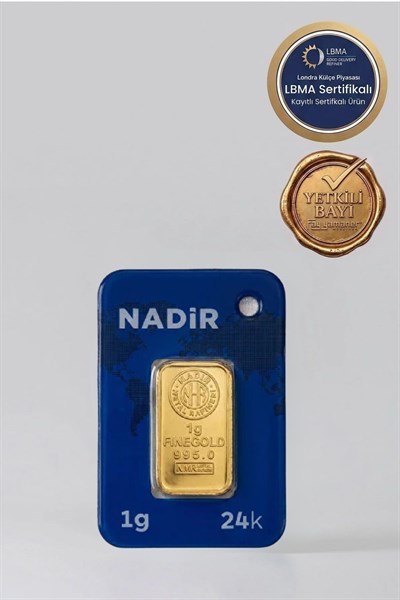 24 Ayar 1 Gram Külçe Altın