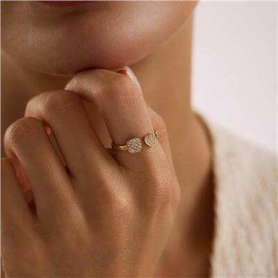 14 Ayar Minimal Yüzük