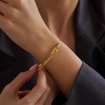 22 Ayar Düğüm Bilezik