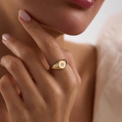 14 Ayar Tasarım Altın Yüzük