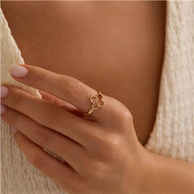 14 Ayar Minimal Yüzük