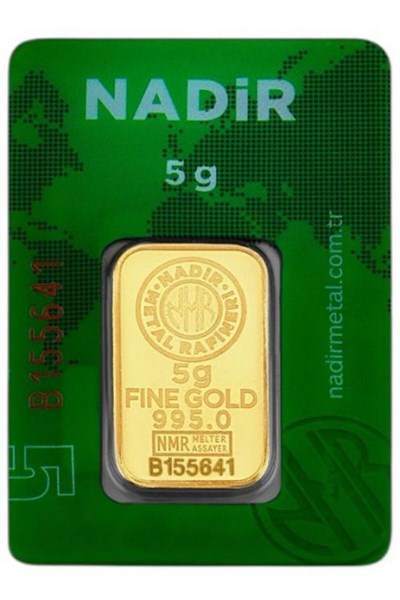 5 Gram Külçe Gram Altın 24 Ayar