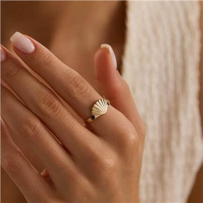 14 Ayar Minimal Yüzük