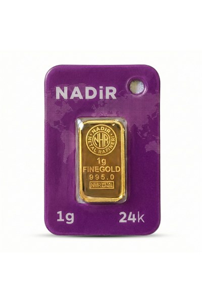 1 Gram Külçe Altın 995 Saflık Sertifikalı