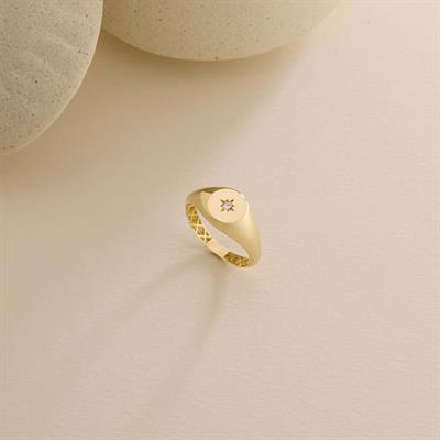 14 Ayar Tasarım Altın Yüzük