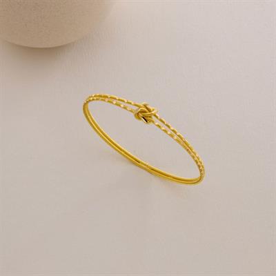 22 Ayar Düğüm Bilezik