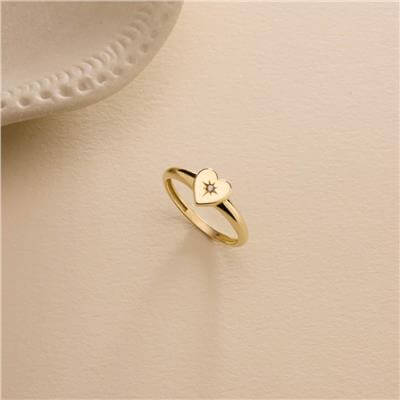 14 Ayar Minimal Yüzük