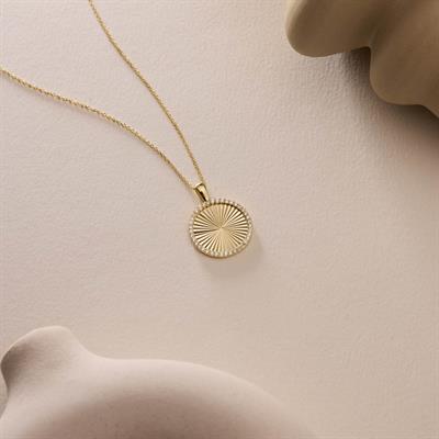 14 Ayar Altın Tasarım Kolye