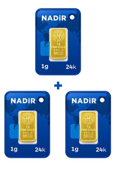 Nadir Gold 24 Ayar 3 Gram Külçe Altın