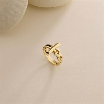 14 Ayar Tasarım Altın Yüzük