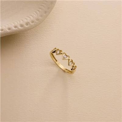 14 Ayar Minimal Yüzük