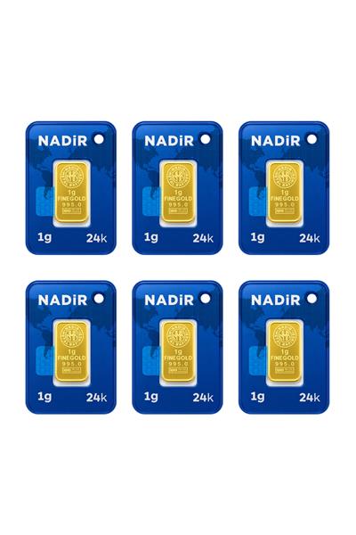 Nadir Gold 24 Ayar 6 Gram Külçe Altın