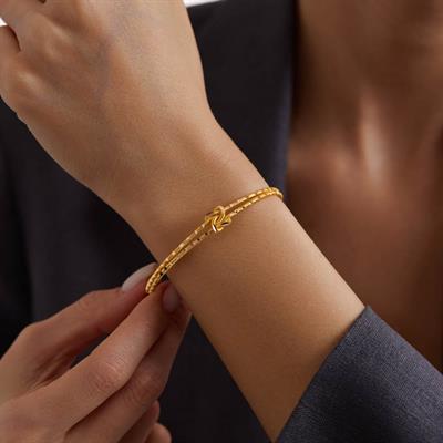 22 Ayar Düğüm Bilezik