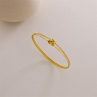 22 Ayar Düğüm Bilezik