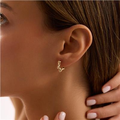 14 Ayar Tasarım Küpe