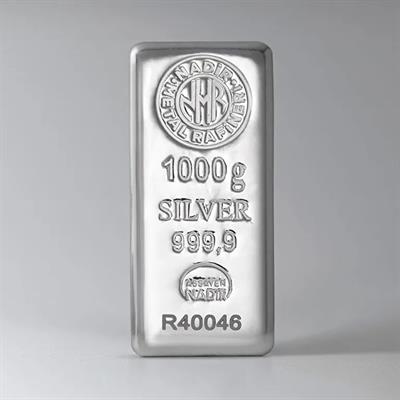 Nadir 1000 Gram (1 kg) Külçe Gümüş