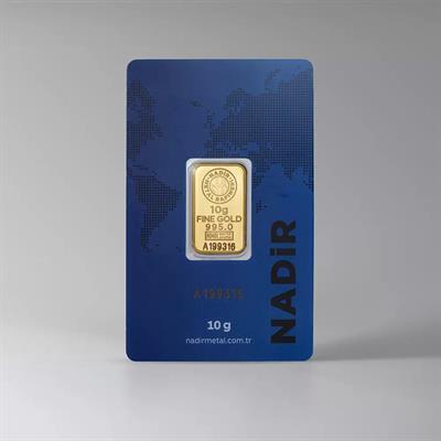 Nadir Gold 24 Ayar 10 Gram Külçe Altın