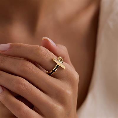 14 Ayar Tasarım Altın Yüzük