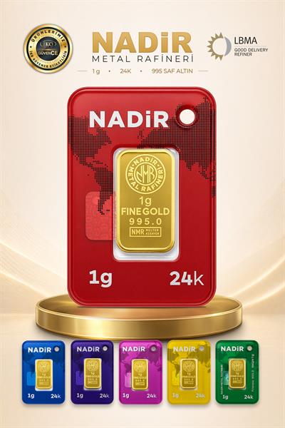 Nadir Gold 24 Ayar 1 Gram Külçe Altın