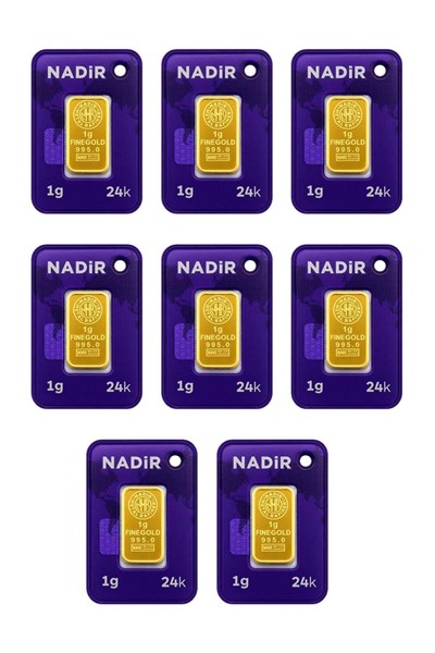 24 Ayar 8 Gram Külçe Altın